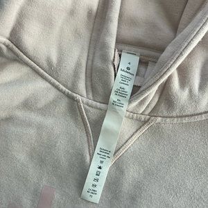 Lululemon light pink sweatshirt, size 4